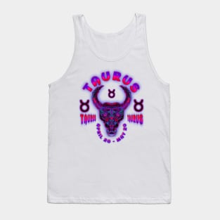 Taurus 2a Mulberry Tank Top